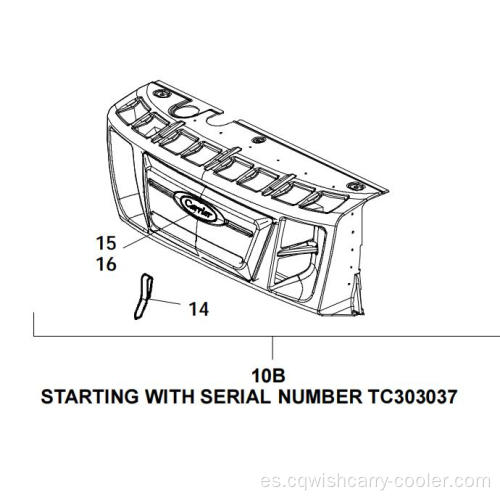 79-60808-00 cubierta delantera para supra para supra
